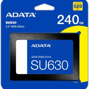 SSD Adata SU650, 2.5", 240GB, SATA III, Leitura: 520MB/s e Gravação: 450MB/s - ASU650SS-240GT-R